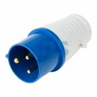 Вилка 023 переносная 2Р+РЕ 32А 220В IP44 REXANT, 11-8903