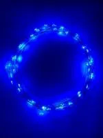 ENIN - 5NB ЭРА Гирлянда LED Нить 5 м синий свет, АА (100/2500)