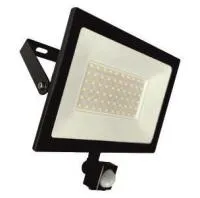 Прожектор с/д LE LED FL IR 100W BLACK (1/10) IP65 холодный белый (с сенсором)
