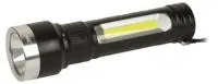Светодиодный фонарь ЭРА UA-501 универсальный, аккумуляторный, COB+LED, 5 Вт, резина