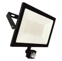 Прожектор с/д LE LED FL IR 70W BLACK (1/20) IP65 холодный белый (с сенсором)