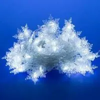 ULD-S0700-050/DTA WHITE IP20 SNOWFLAKES-1 Гирлянда светодиодная с контроллером «Снежинки-1», 50 с/д