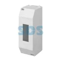 Бокс пластиковый КМПн 1/2 IP20 белый инд. штрих-код REXANT, 11-0112