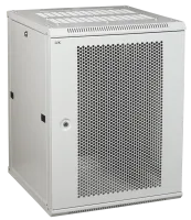ITK Шкаф LINEA W 15U 600x600 мм дверь перфорированная, RAL7035